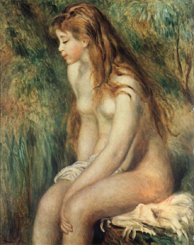 Pierre-Auguste Renoir Young Girl Bathing oil painting image